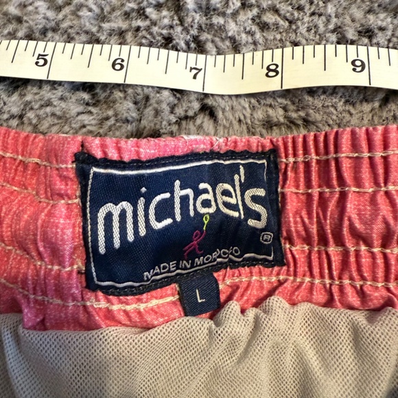 Michael's Swimwear Men's Swim Trunks Shorts Colorful Summer Bundle of 2 Large - Picture 11 of 13